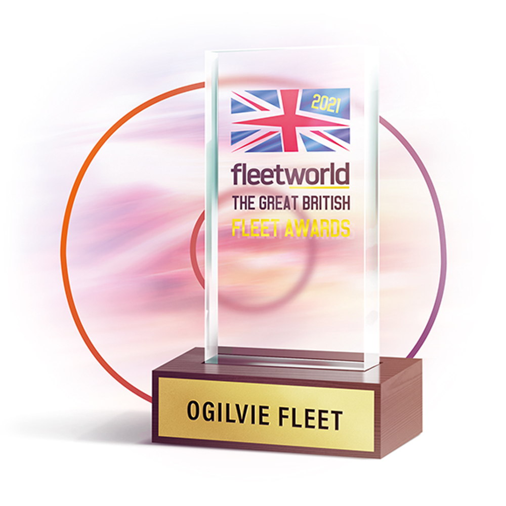 Fleet World award on Ogilvie background