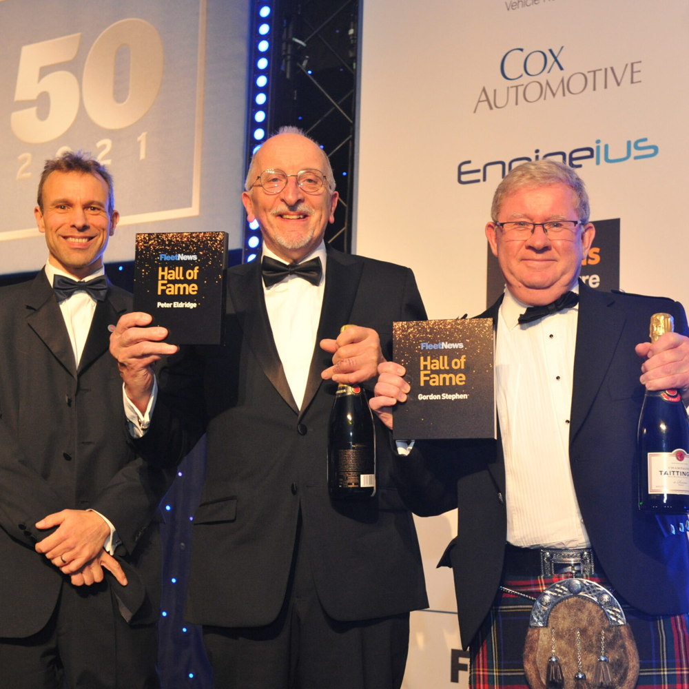 Gordon Stephen entering the Fleet news hall of fame