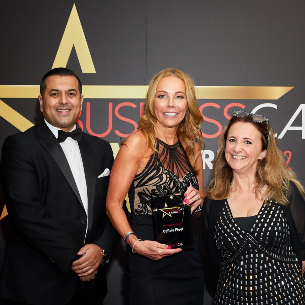 a furhter image of Jo Clark at Business Car Awards