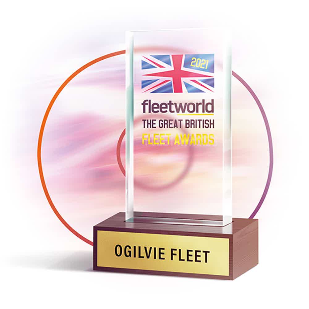 Fleet World award on Ogilvie background