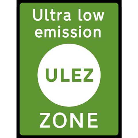 Ultra low emissions zone sign