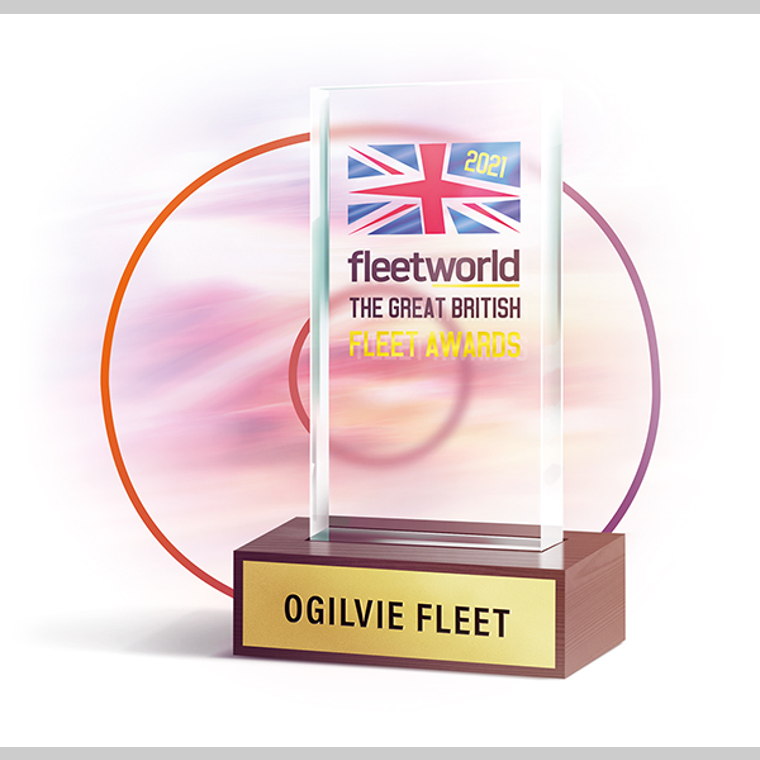 Fleet World award on Ogilvie background