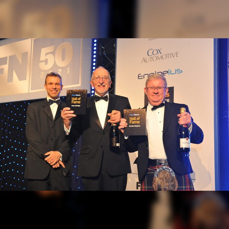 Gordon Stephen entering the Fleet news hall of fame