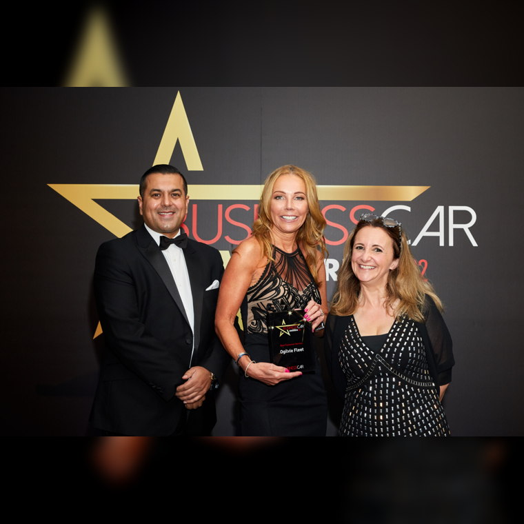 a furhter image of Jo Clark at Business Car Awards